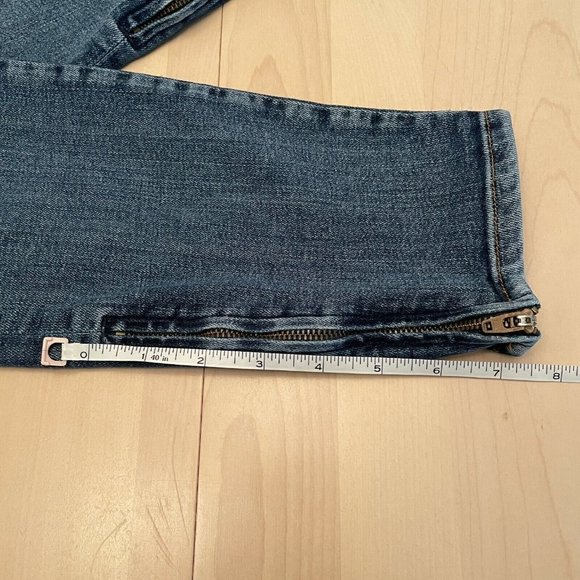 J Brand Capri Zip Skinny Leg Denim Tone Jeans Women's 25 - Picture 9 of 9